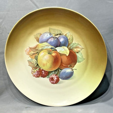 Bavaria porcelain plate late 19th century still life fruit