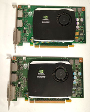 LOT 2x NVIDIA Quadro FX 580