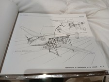 Dassault Flamant originale quatre manuels techniques