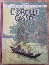 Tintin : L'oreille cassée (édition 1947 / tranche rouge)
