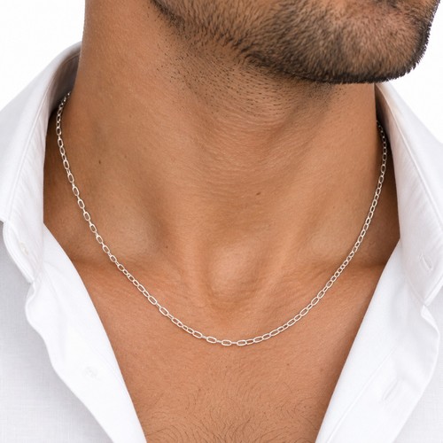 Chaîne forçat homme argent - homme,
