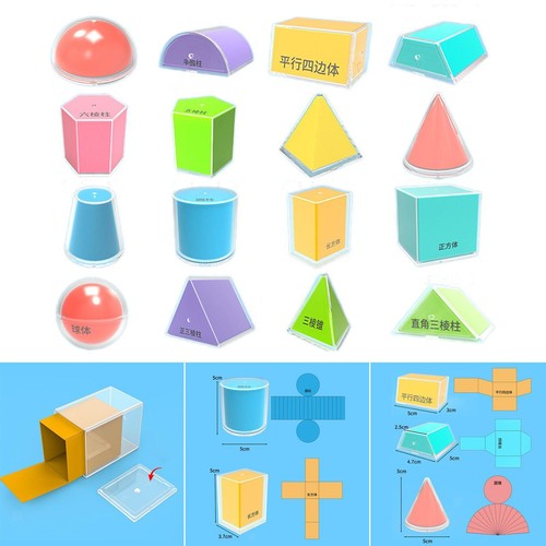 16x solides géométriques