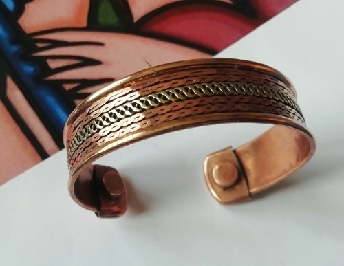 Bracelet magnétique cuivre - magnétique,