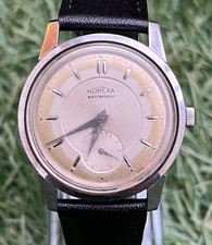 Norexa Round Smoseko Hand-Wind Men'S Watch Vintage