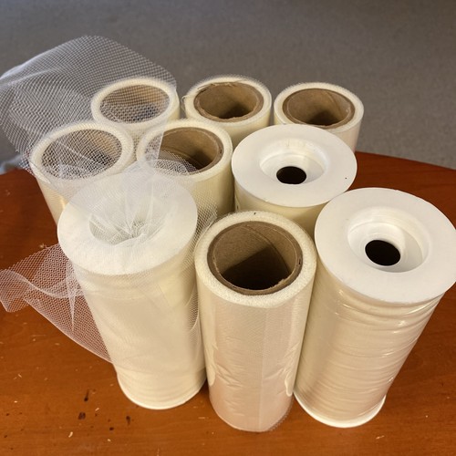 Rolls ivory tulle wide - 9,
