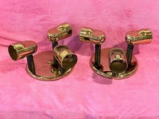 Pair Of Matching Mid-Century Fase Spain Wall Sconces / Ceiling Lights Lamps
