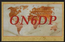 QSL CB Radio CARD"ON6DP,Paul Delmelle,Pic-Countries,00",Neupré,Belgium(Q6224)