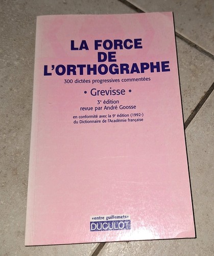 Force l ortographe - force, de