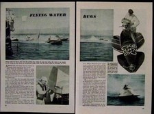 1946 Hydroplane Racing original vintage Pictorial