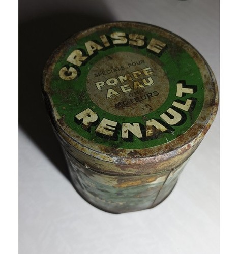 Ancien pot graisse renault - pot, à