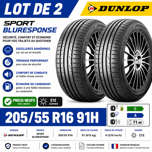Lot pneus dunlop - pneus, sport