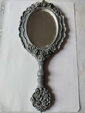 Ancien miroir à main bois
