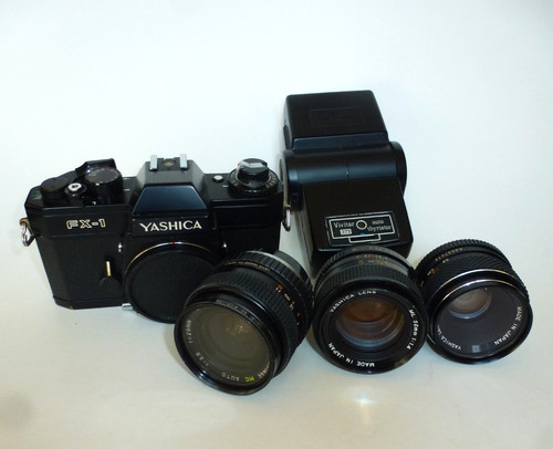 Yashica lot avec - fx-1,