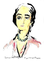 VAN DONGEN  aquarelle hommage