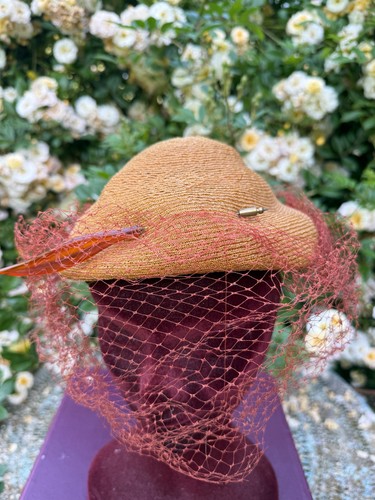 Chapeau bibi ancien - chapeau, paille
