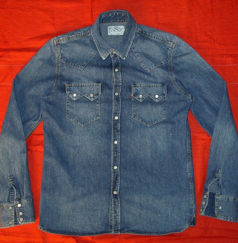 Chemise levi jean bleu - chemise,