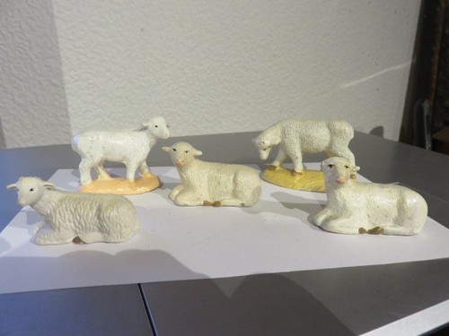 Santons crèche cellosite lot - santons,