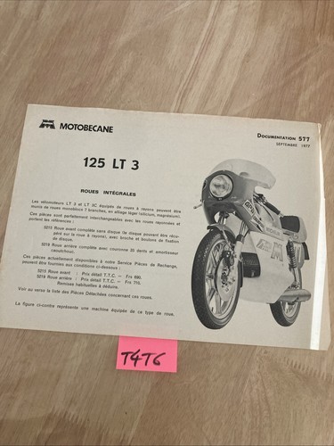 1977 motobécane 125 lt3 - lt3, lt3c