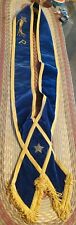 Vintage Grange Uniform Sash Fuller Regalia Embroidered