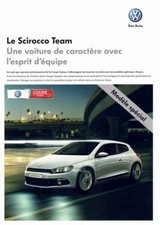 Catalogue Brochure VW Scirocco Team 06/2010 Suisse en français