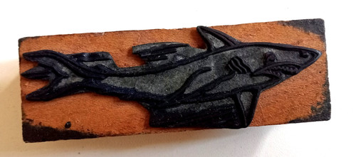 Ancien tampon encreur sur - tampon,