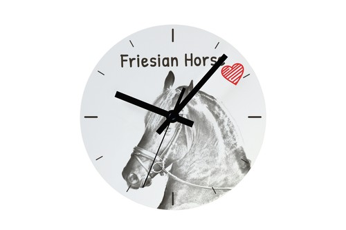 Cheval frison montre avec - cheval,