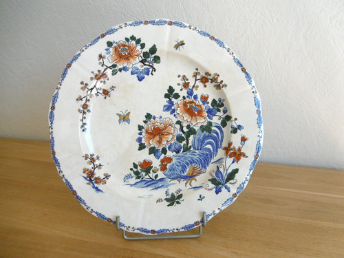 Plat faience gien 1954 - plat,