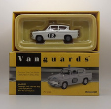 VANGUARDS VA00129 FORD ANGLIA 105E 1959 RAC RALLY WHITE MINT BOXED 1:43