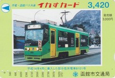 Carte JAPON - TRAMWAY - TRAM -