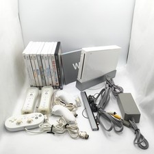 Nintendo Wii Console RVL-001 White Bundle Games set Japan Authentic Tested