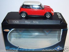 SOLIDO NEW MINI RED WHITE ROOF REF 1568 1/43 IN BOX