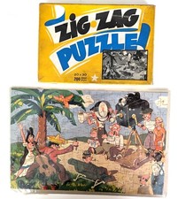 Antique 50' ZIG-ZAG Brussels Jigsaw Puzzle