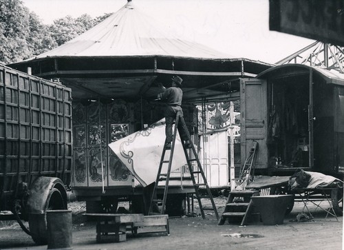 Saint cloud 1950 la foire - cloud,