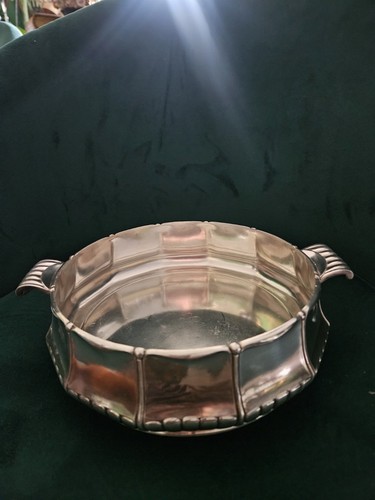 Legumier metal argente - metal, art