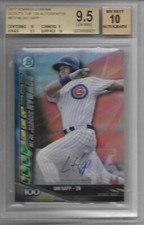 Ian Happ 2017 Bowman Chrome Scout Refractor RC BGS GEM MINT 10 Auto Autograph/50