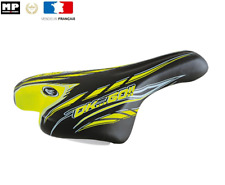 Selle Velo Enfant 20/24 pouces L 250 x l 140mm Couleur Noir/Jaune (Grappa 998)