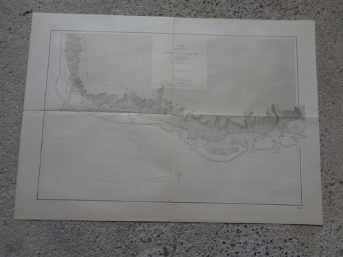Carte marine tahiti entre - -,