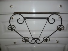 etagere mural 4 pateres porte