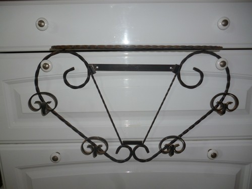 Etagere mural pateres porte - mural, 4