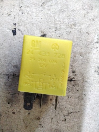 Relais jaune opel - , broches