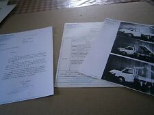 Car Pub Catalog Prospectus Brochure: Bucket Crane Truck Burlet Jonchery 