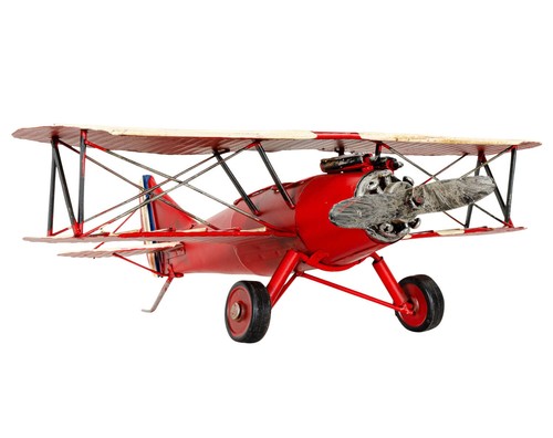 Modèle avion biplan métal - d'avion,