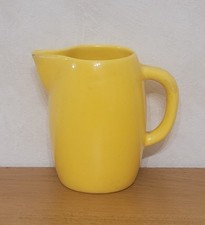 Pichet jaune pot à lait crème/ SALINS-LES-BAINS Charbonnier / faïence céramique