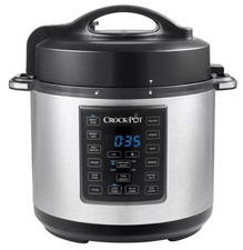 Crock-Pot CR051 Express-pot Slowcooker RVS/Zwart