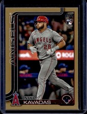 2025 Topps Niko Kavadas RC Gold Rookie #189/2025 Angels