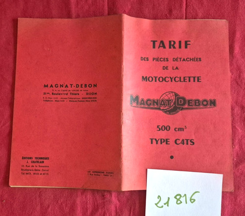21816 magnat debon - n°21816,