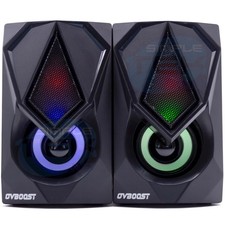 2 X ENCEINTES RGB 6W PC