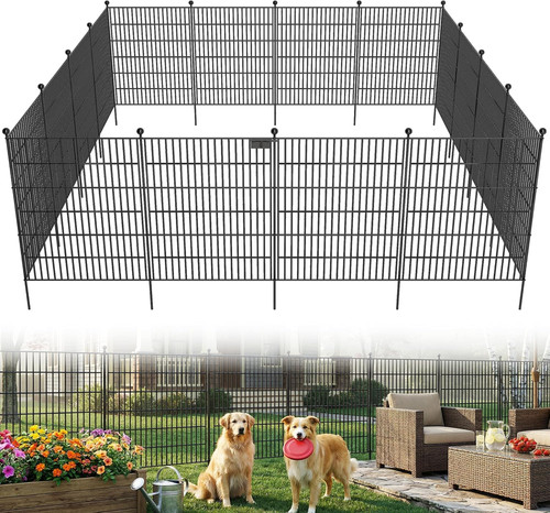 Panels dig garden fence - panels,
