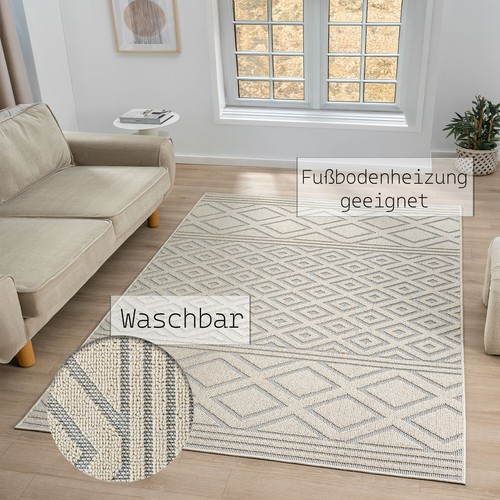 Tapis boho poils - À, longs