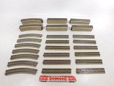 60X Märklin H0 Rail Section M-Rail 5106 180 Mm Droit 5100 Courbé #ED773-3